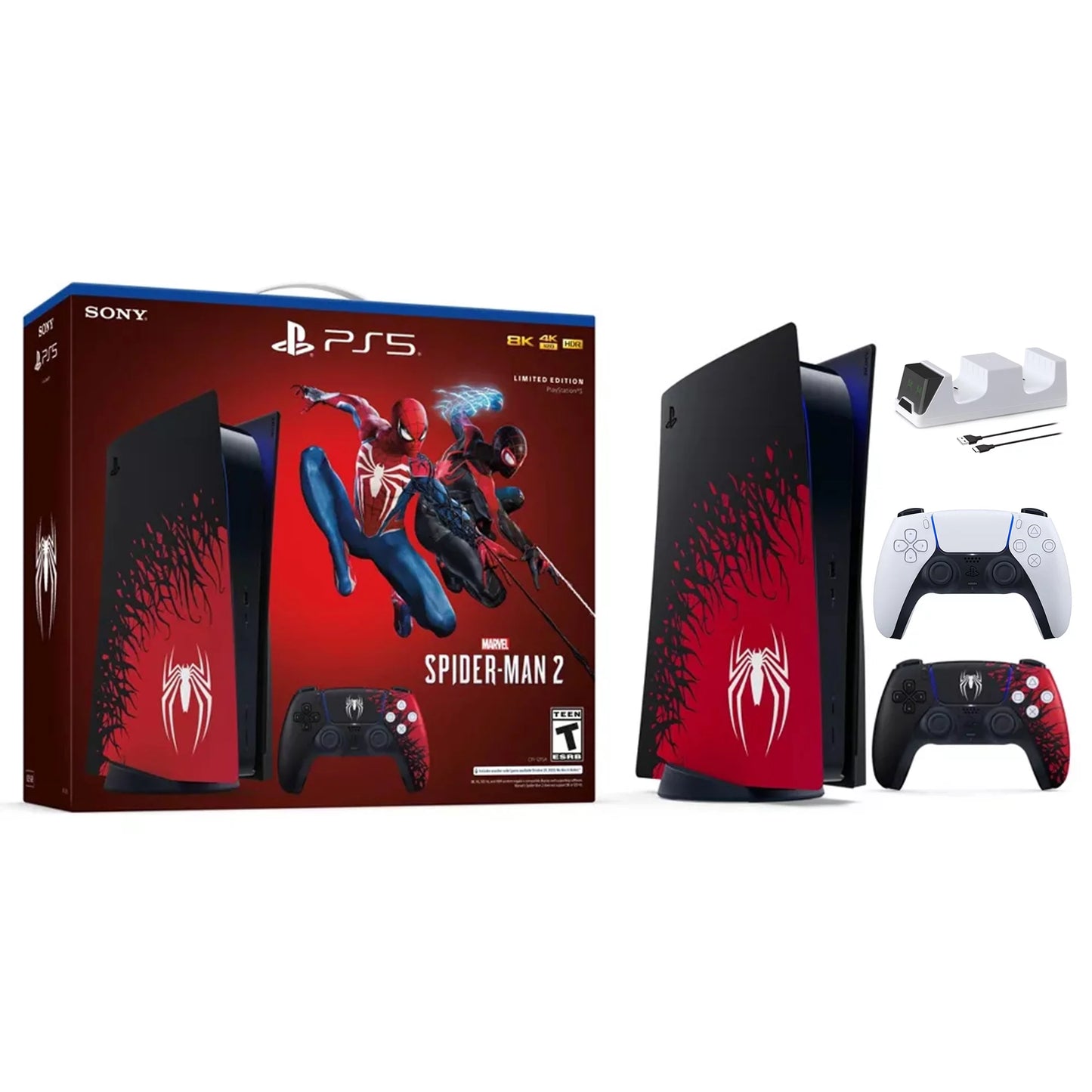 PlayStation 5 Console -  Marvel’s Spider-Man 2 Bundle (slim)